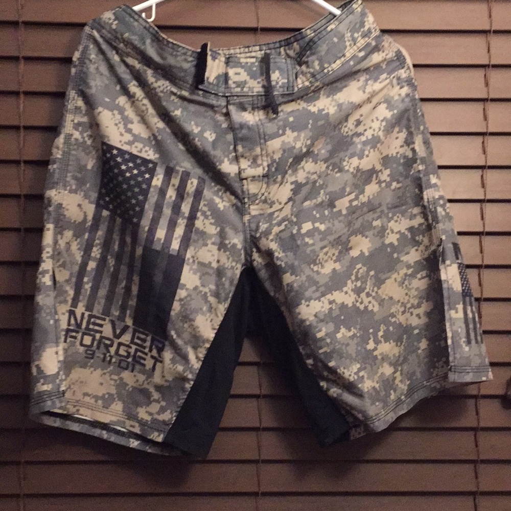 Camo- fight shorts